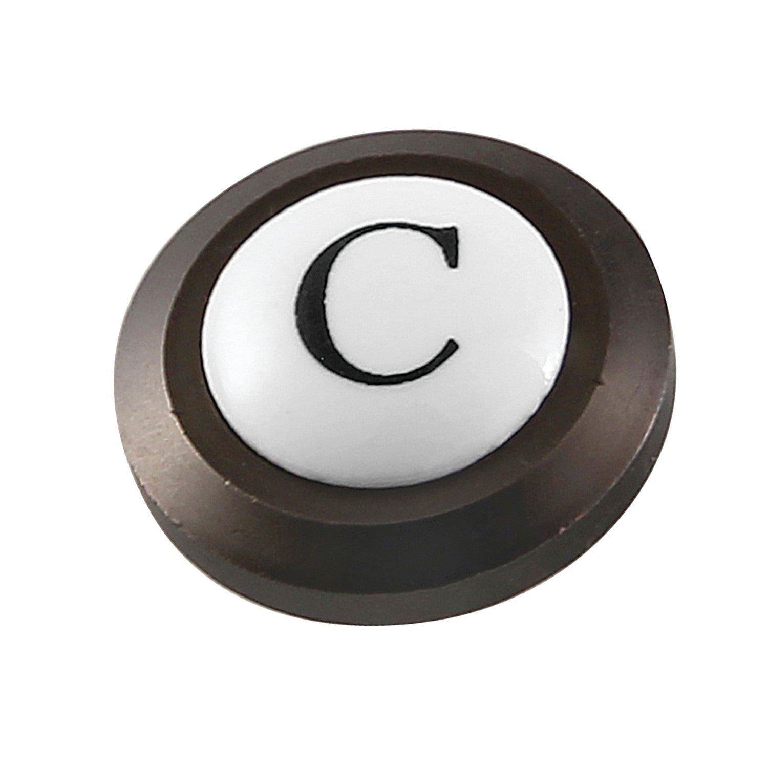 AEHICX5C Cold Handle Index Button in Oil Rubbed Bronze - Perfect for Kitchen Faucets, Bathroom Sinks & Commercial Applications