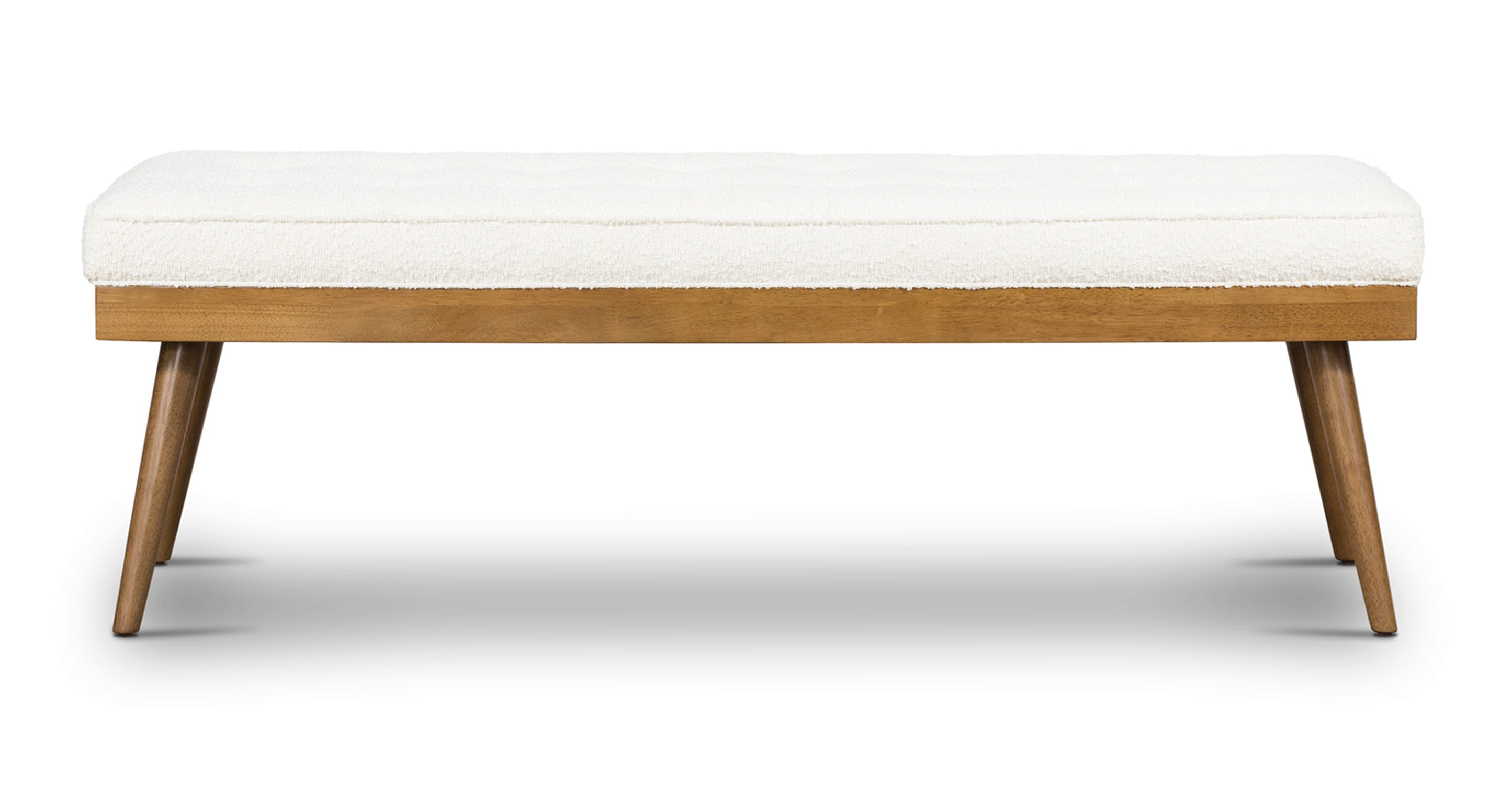 Luca Fabric Bench - Modern Upholstered Storage Ottoman with Removable Cushion | Perfect for Living Room, Bedroom & Entryway Seating & Organization