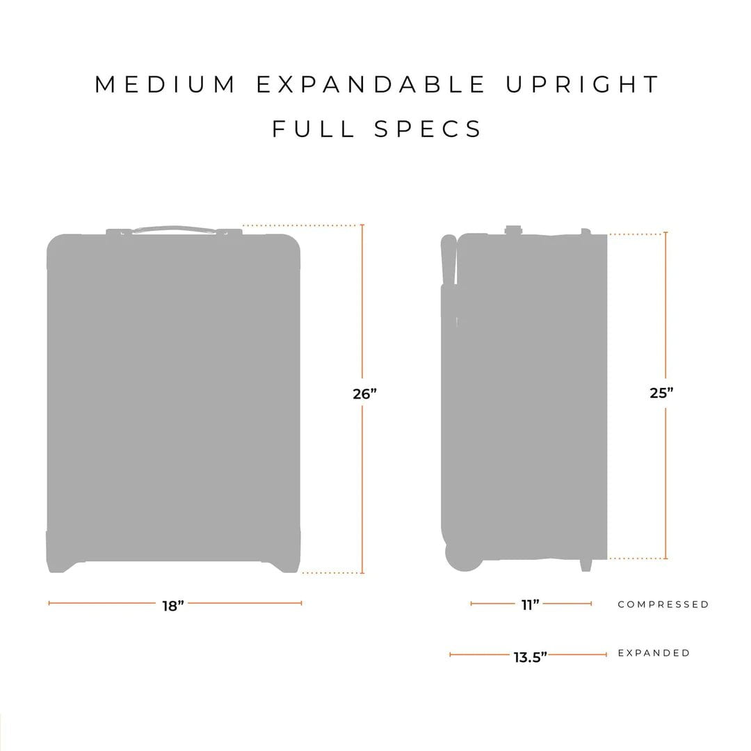 Briggs & Riley Baseline Medium Expandable Upright Luggage - Durable Carry-On Suitcase for Travel with Spinner Wheels - Perfect for Business Trips & Vacations