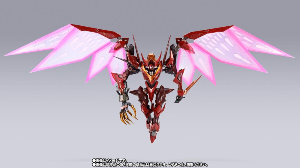 Bandai Metal Build Dragon Scale Code Geass: Lelouch of the Rebellion R2 Guren SEITEN Eight Elements Action Figure - Anime Collectible for Display & Gifting | Perfect for Anime Fans, Model Collectors & Home Decor