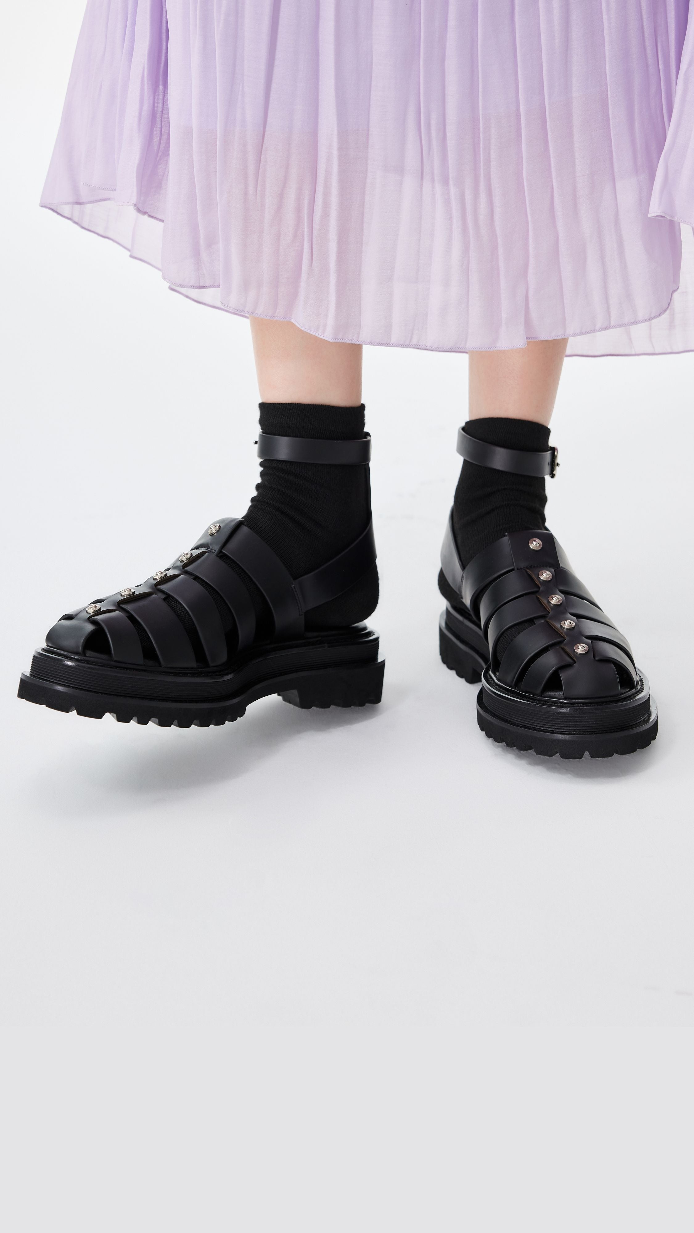 Women's Leather Strappy Sandals - Comfortable & Stylish Summer Shoes for Walking, Beach, and Casual Outings