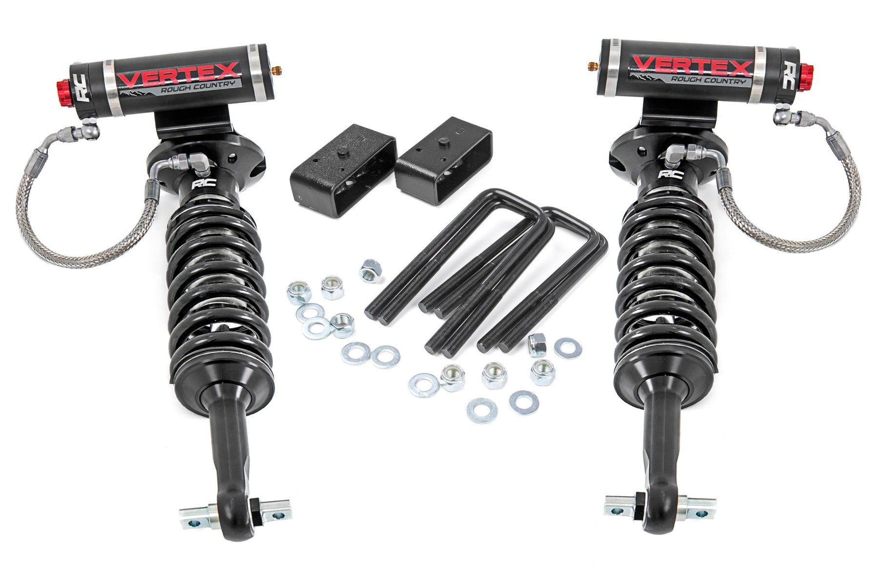 2.5 Inch Lift Kit for Chevrolet Silverado & GMC Sierra 1500 (2007-2018) - Vertex Off-Road Suspension System - Improve Ground Clearance for Off-Roading & Towing