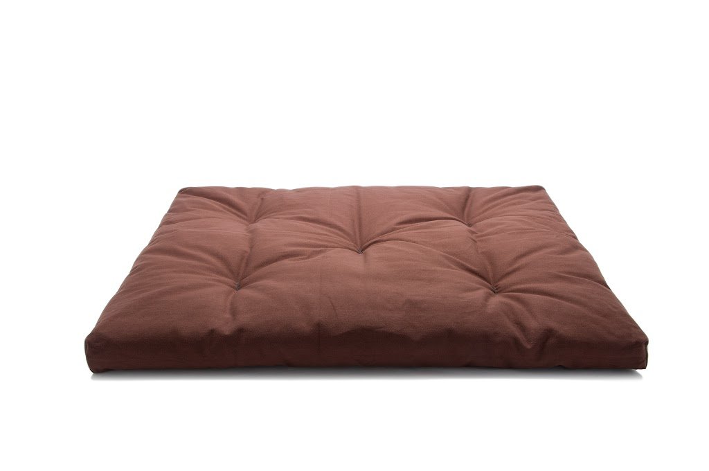 Premium Chocolate Deluxe Zabuton Meditation Cushion with Removable Cotton Twill Cover - Comfortable Floor Seating for Yoga, Zen Meditation & Home Decor