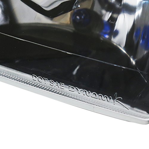 Spec-D Tuning 4PC Black 4X6 Square Diamond Cut Crystal Halogen Headlights with H4 Bulbs - Upgrade Your Car Lighting for Night Driving & Off-Road Adventures