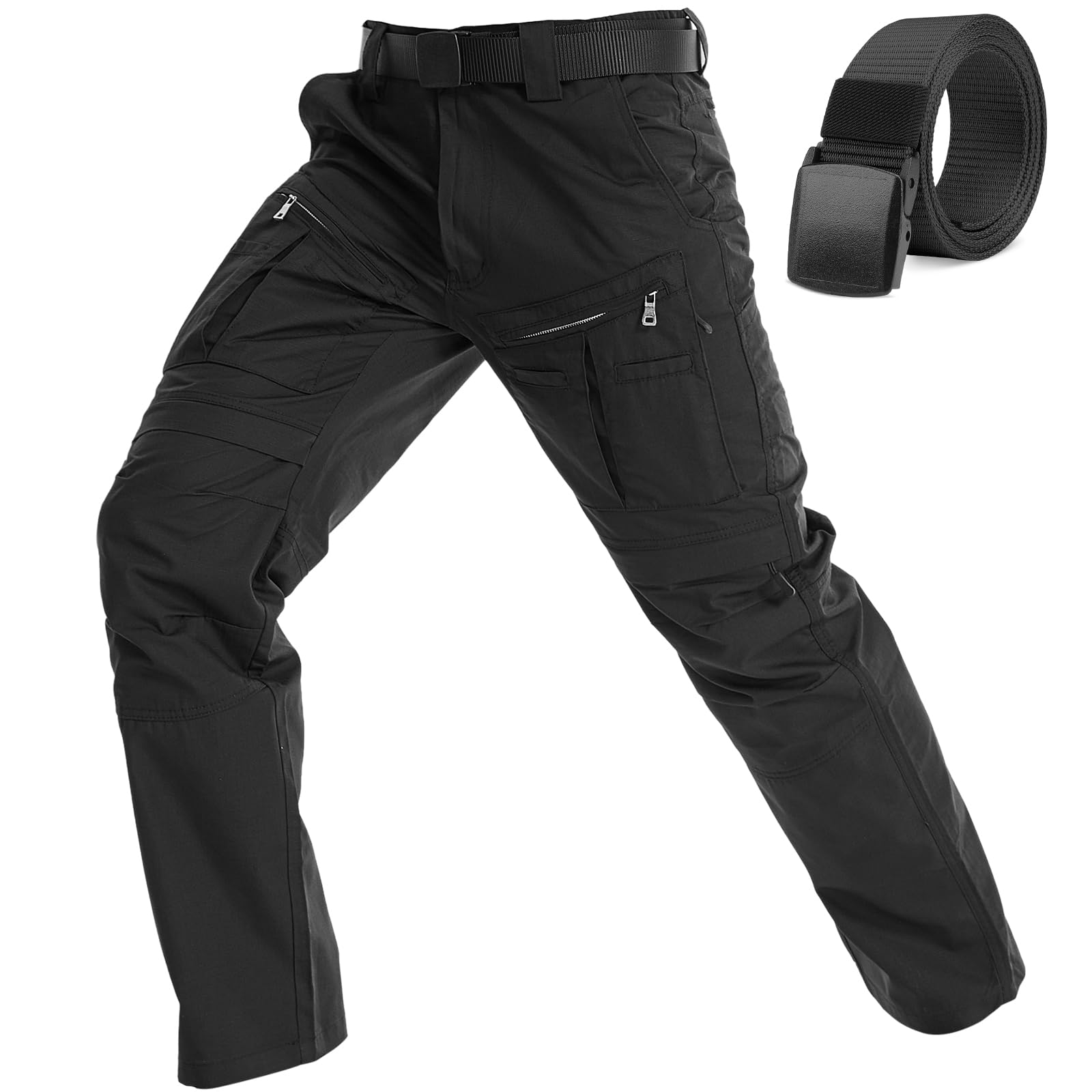 SDYSM Men's Stretch Tactical Cargo Pants - Ripstop Military Work Pants for Outdoor Hiking, Combat & Casual Wear | Durable Tactical Trousers for Adventure, Work & Everyday Use