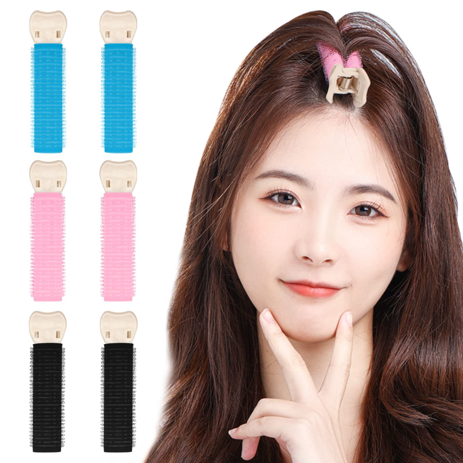 Gootty 12-Piece Hair Curlers Set for Voluminous Curls - Small Hair Rollers for Styling & Curling - Perfect for Home, Salon & Travel Use