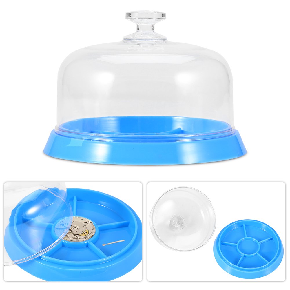Bergeon Watch Dust Cover Tray - 6 Slots for Watch Repair & Movement Protection