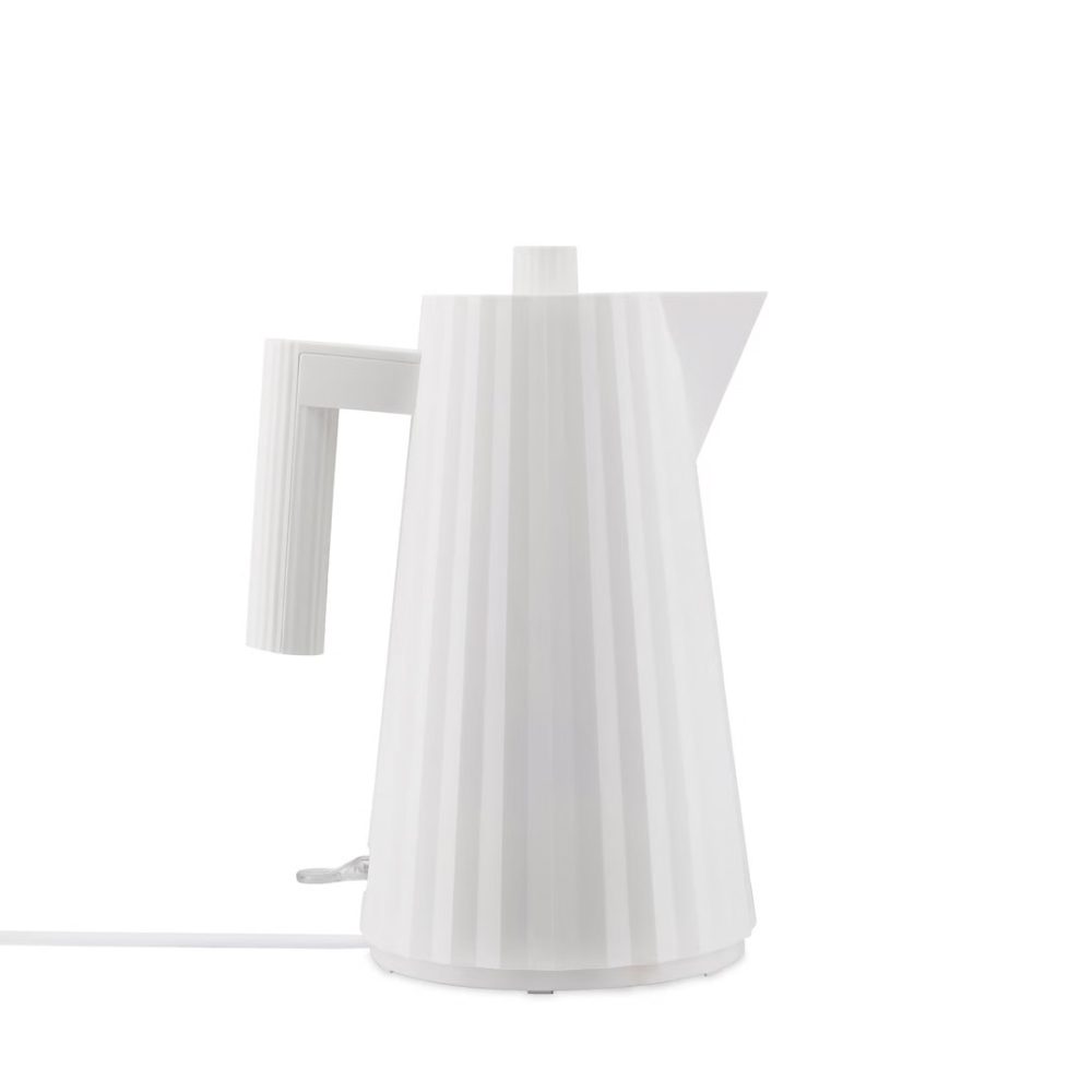 ALESSI Plisse Electric Water Kettle 1.7L - Stainless Steel Fast Boiling Tea Kettle with Auto Shut-Off & Boil-Dry Protection - Perfect for Home, Office, and Tea/Coffee Brewing