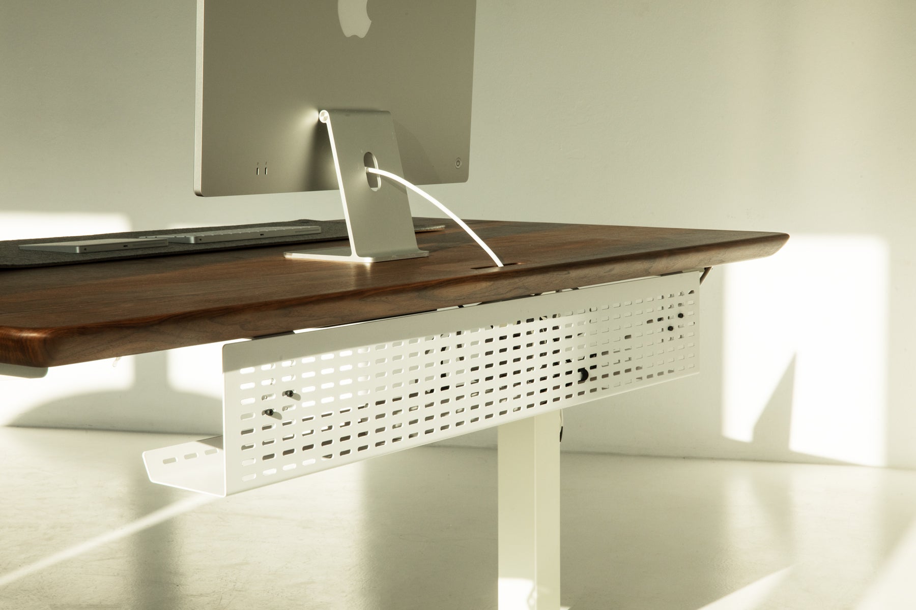 Under Desk Organizer Grid - Cable Management & Storage Solution for Home Office, Gaming Setup & Workspace Organization