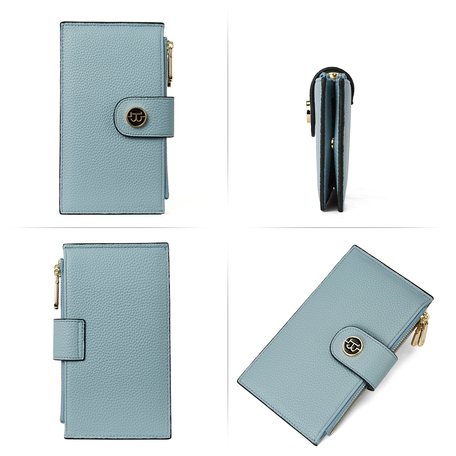 Lomy Genuine Leather Slim Bifold Wallet for Men - RFID Blocking Minimalist Front Pocket Wallet - Perfect for Travel, Business & Everyday Use