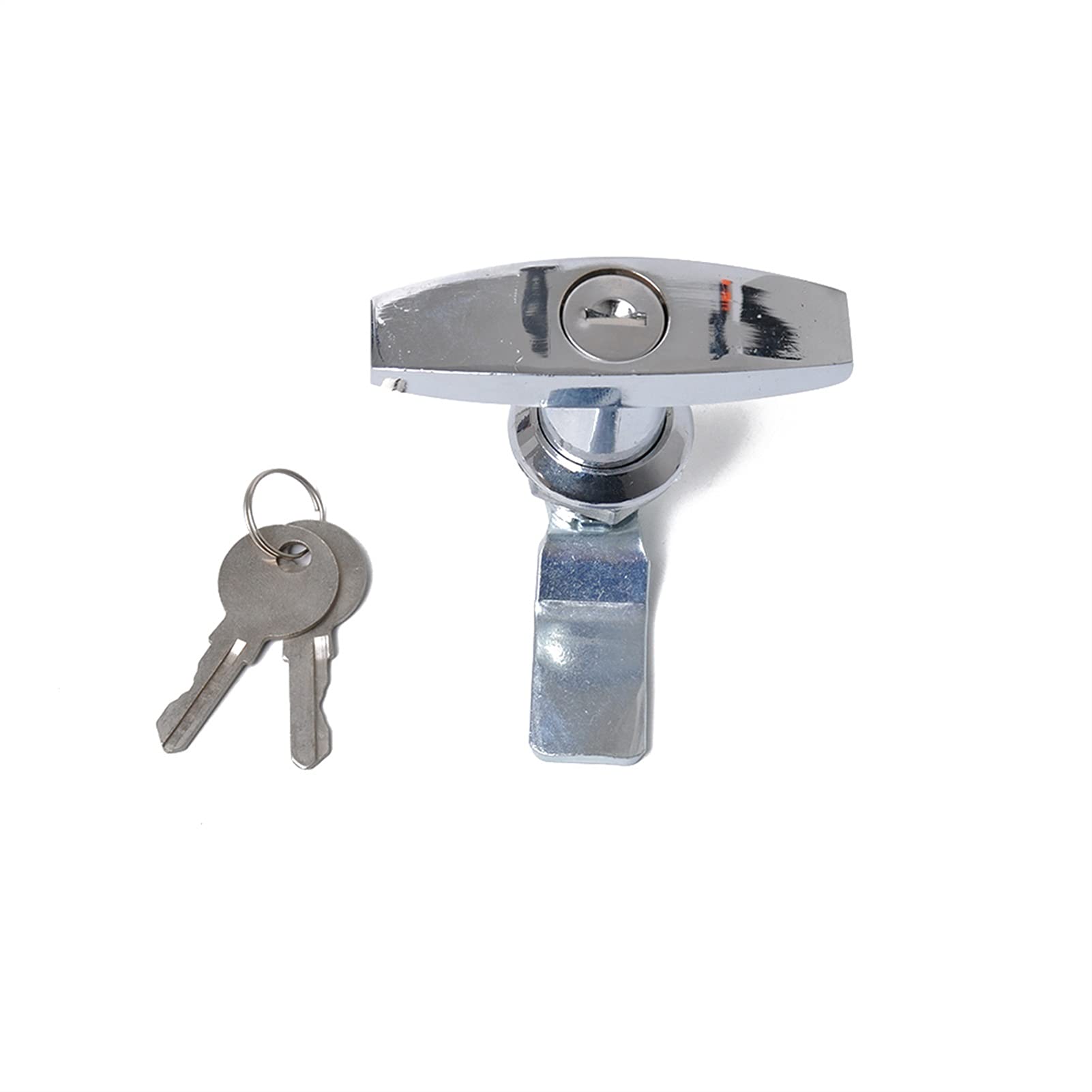 Rust-Proof T-Handle Zinc Alloy Lock with Keys - Replacement for Trailer, Caravan, Canopy & Toolbox | Secure Storage for Outdoor Equipment & Travel Gear