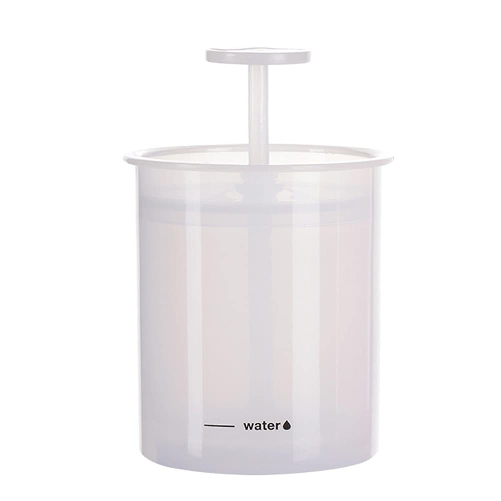 Bubble Foamer Device for Facial Cleansing - Plastic Bubble Maker & Face Cleanser Foamer | Creates Rich Lather for Makeup Removal & Skin Care | Travel-Friendly Household Foam Maker Cup (White) | Perfect for Daily Skincare Routine & Travel Essentials