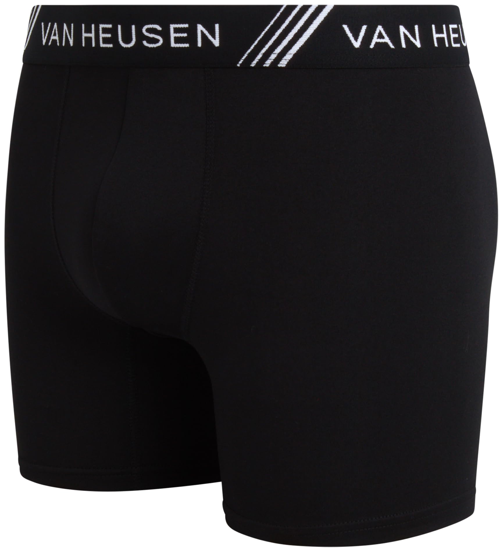 Van Heusen Men's Boxer Briefs 6-Pack - Stretch Comfort Fit Underwear with Contour Pouch - Breathable Cotton Boxers for Men (S-XL) - Perfect for Workout, Travel & Everyday Wear