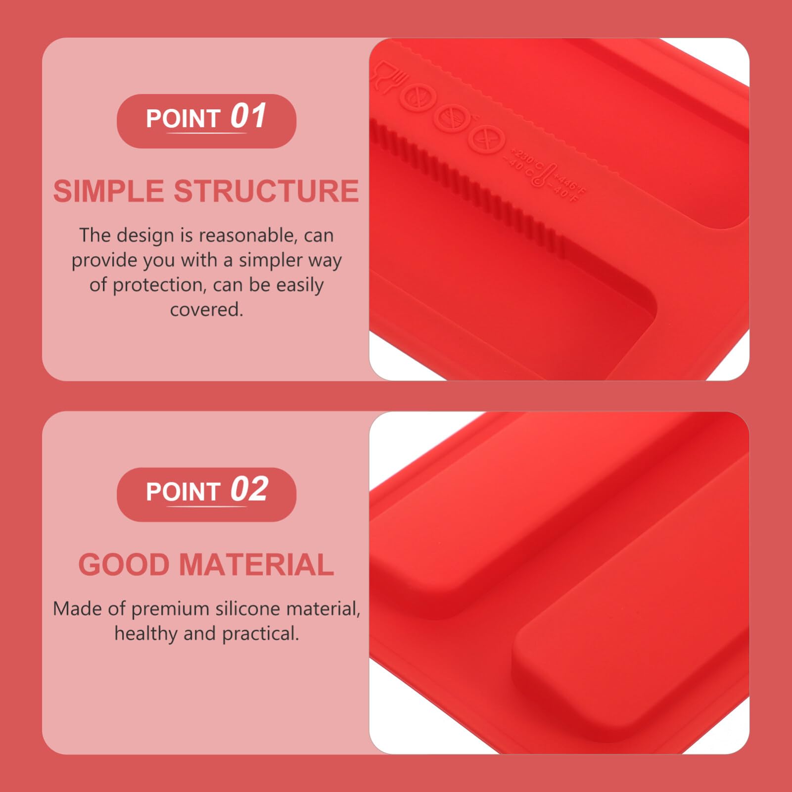UPKOCH Silicone Toaster Cover for 2-Slice Toasters - Heat-Resistant Appliance Lid Protector for Bread Makers & Sandwich Machines - Perfect for Kitchen Safety & Breakfast Prep