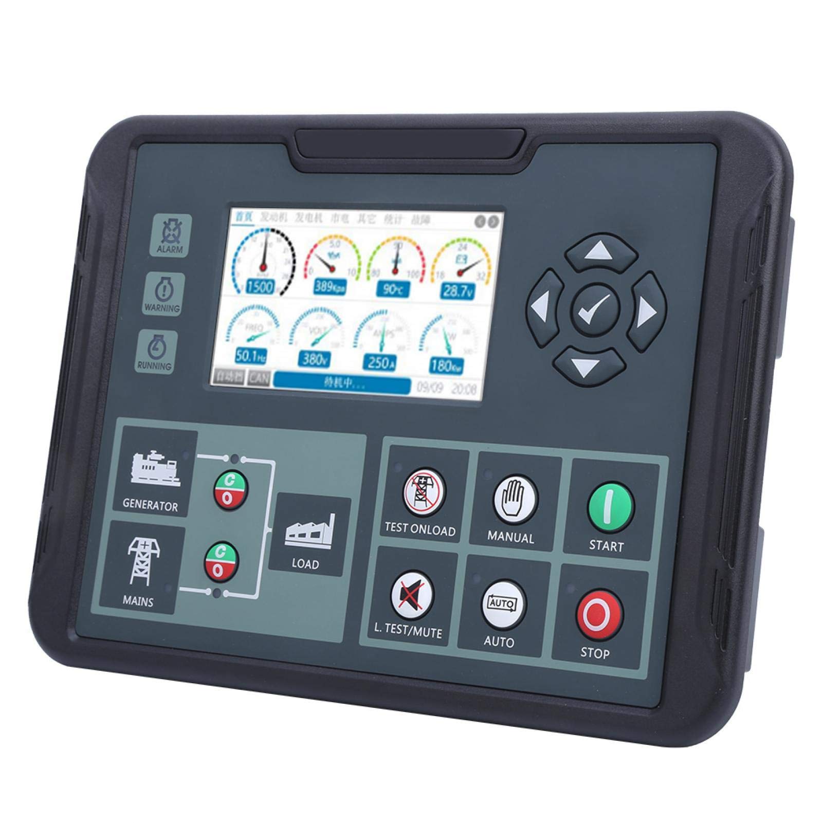 Genset Controller for Power Display & Protection - Home & Industrial Use