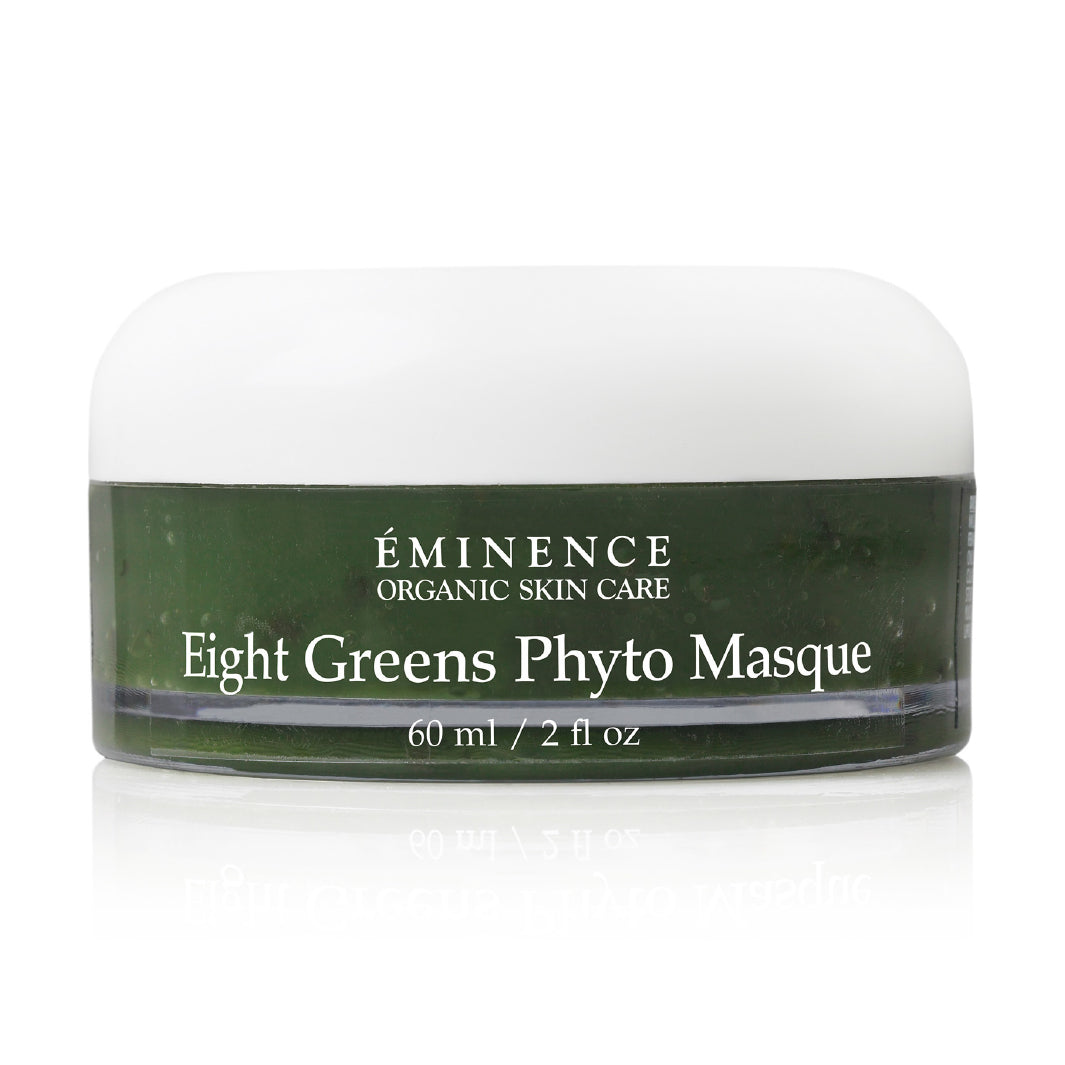 Eminence Organics Eight Greens Phyto Masque - Cooling Facial Mask for Detox & Brightening | Spa, At-Home Skincare, Post-Workout Refresh