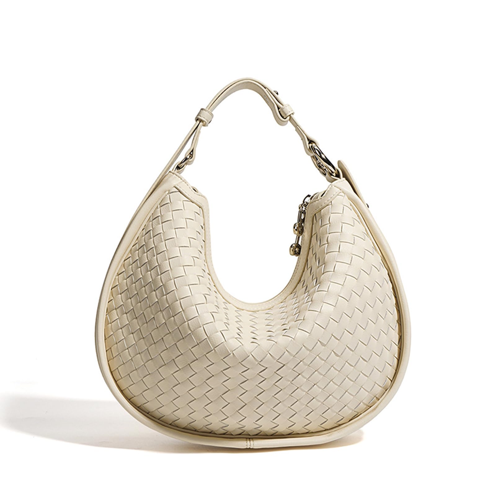 Stylish Women's Leather Crossbody Bag - Fashionable Woven Handbag & Hobo Purse for Everyday Use, Work, and Travel