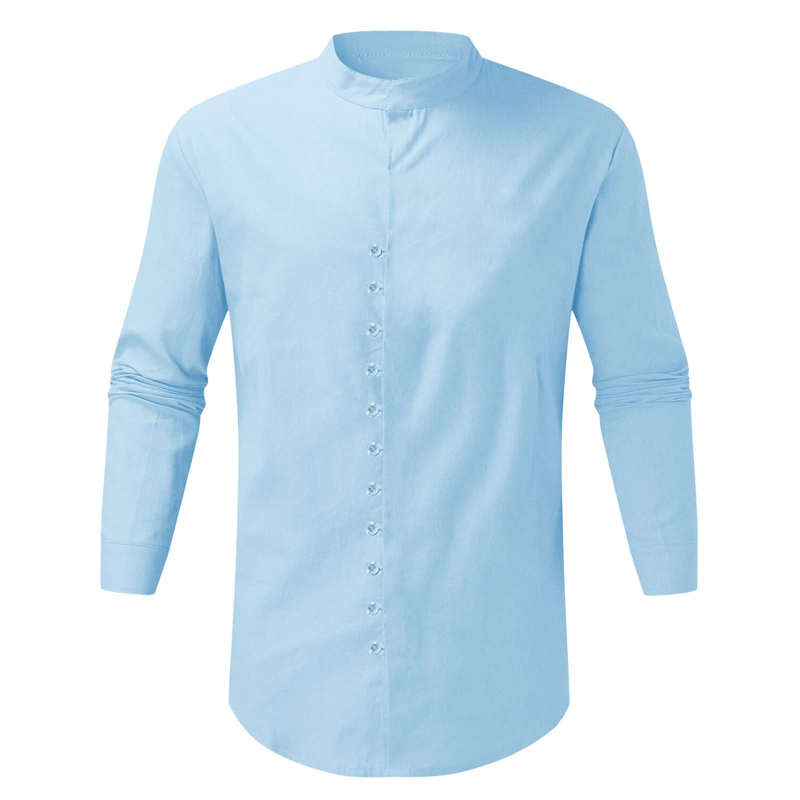 Men's Black Linen Short Sleeve Shirt - Breathable Summer Casual & Business Shirt - Regular Fit for Office, Travel & Outdoor Activities