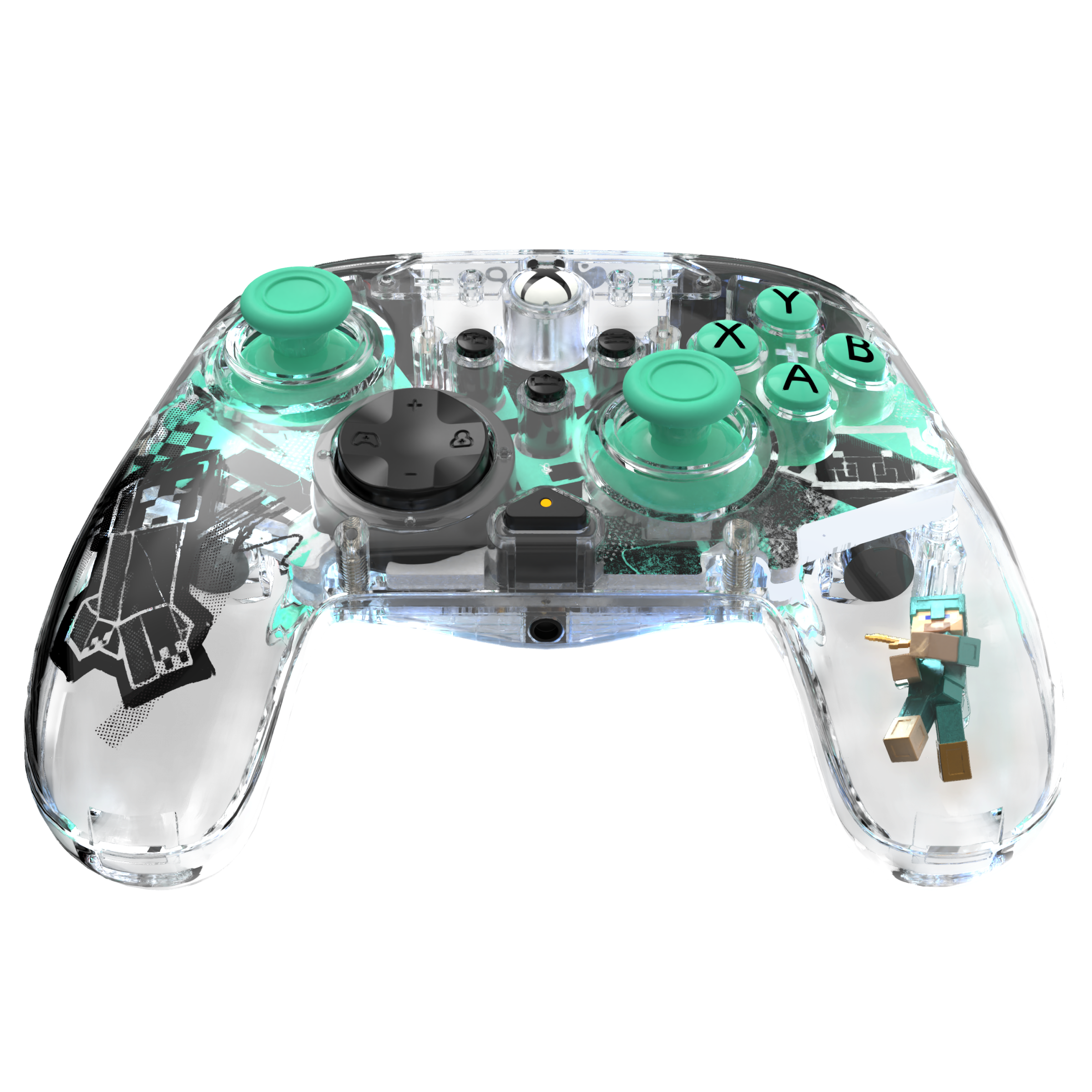 Wireless Controller for Xbox Series X|S & PC - Minecraft Steve Diamond Print Edition | Gaming Accessories for Enhanced Play & Comfort