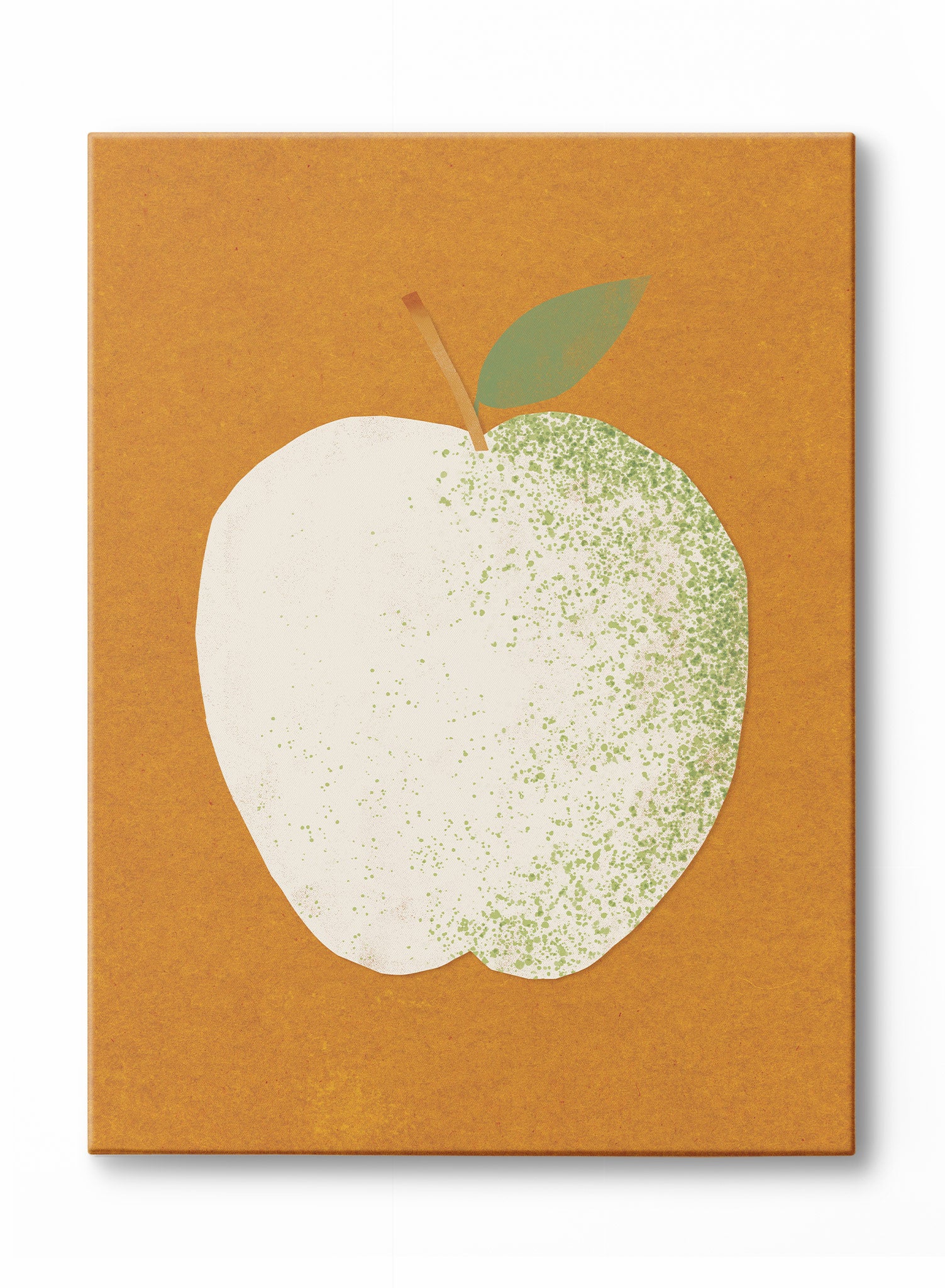 Paper Cut Apple Art Print - Handmade Wall Decor Poster for Home, Office & Classroom - Perfect for Nursery, Living Room & Gift Giving