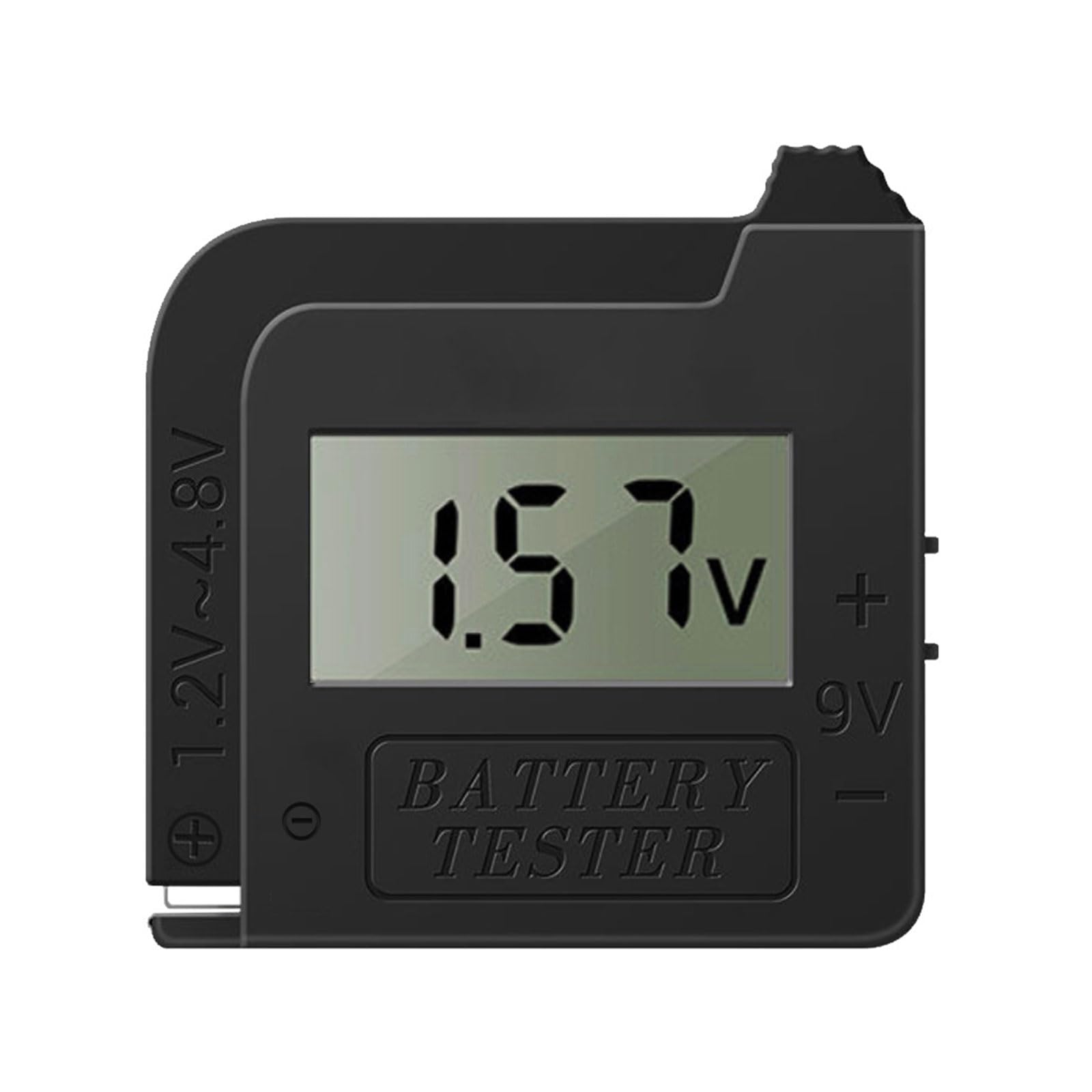 Battery Tester for Button & 9V/1.5V Batteries - Portable Battery Checker for Home, Office & Travel Use