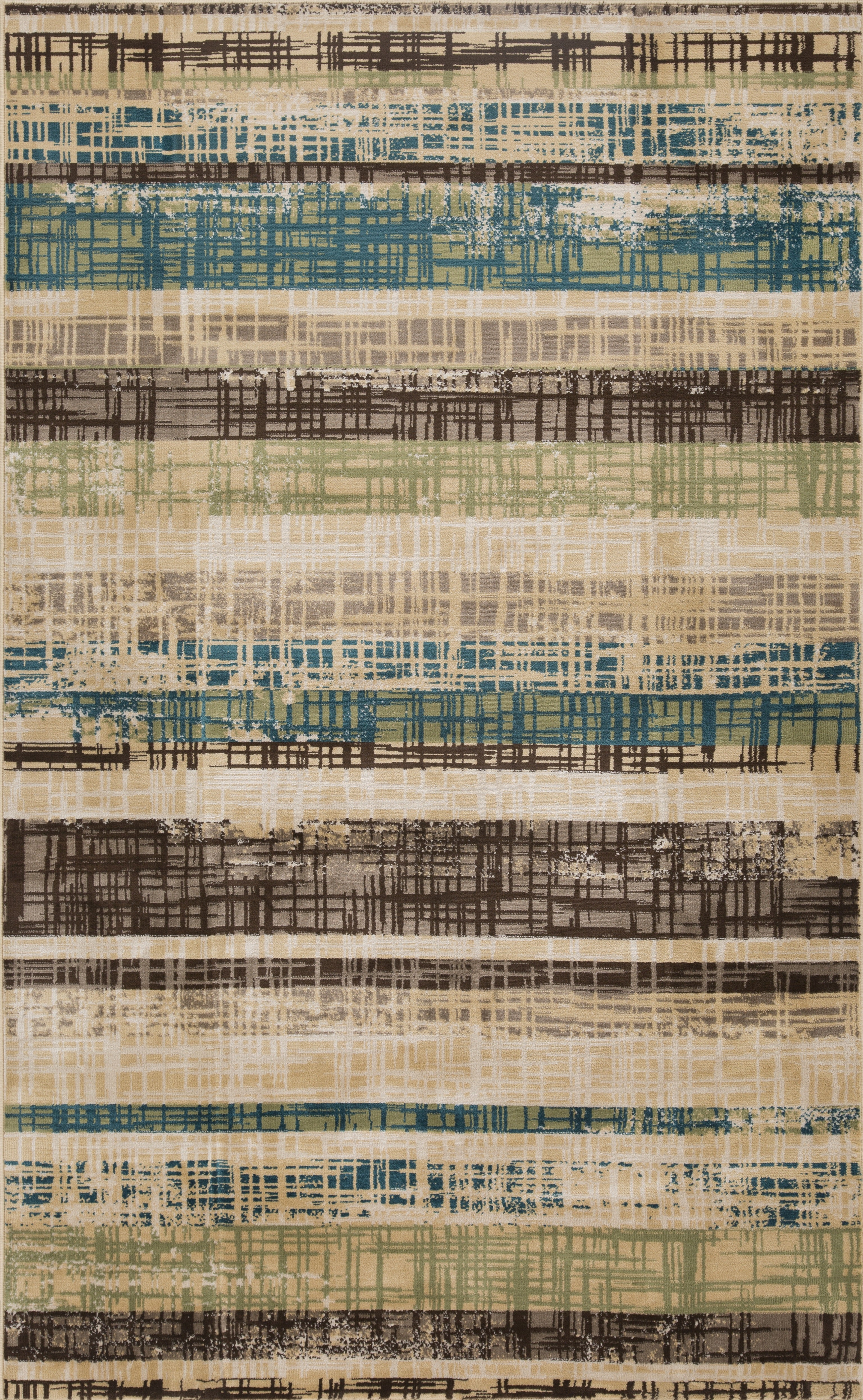 Kylemore Modern Abstract Area Rug for Living Room, Bedroom - Soft Non-Slip Indoor Carpet for Home Decor