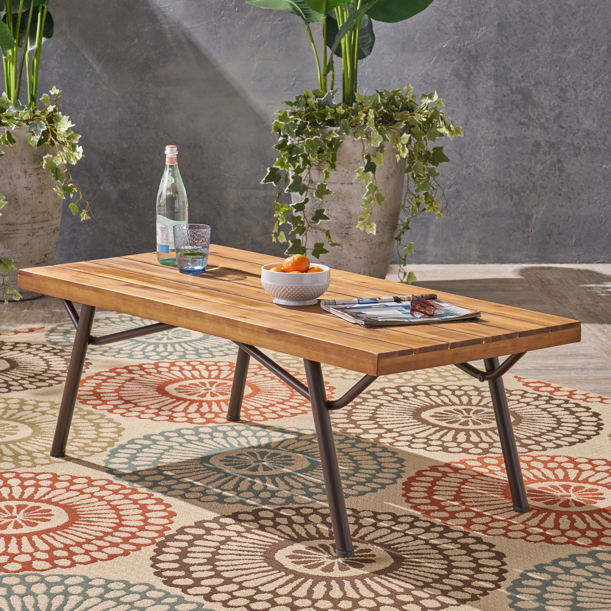Modern CANOGA Coffee Table - Stylish Living Room Furniture for Home Decor | Perfect for Small Spaces, Apartments & Lounge Areas