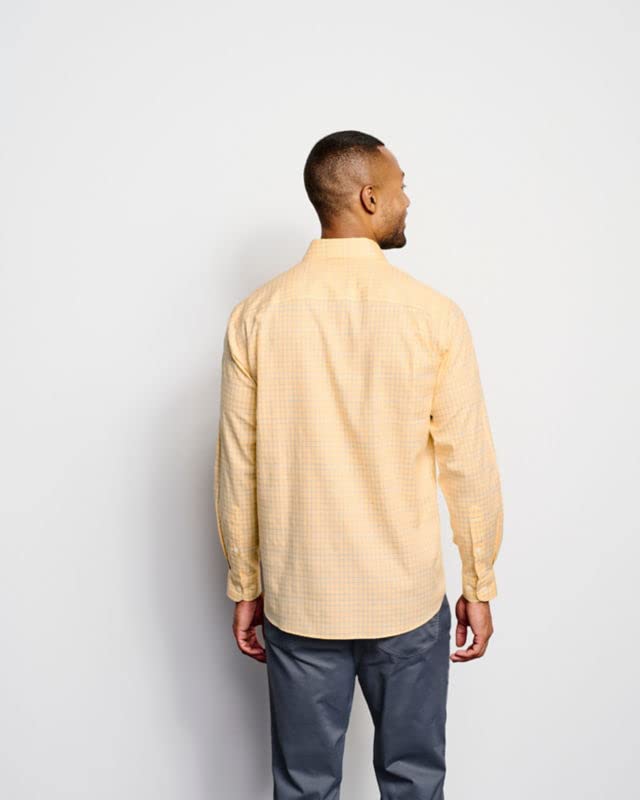 Orvis Men's Hidden Button-Down Performance Long-Sleeved Shirt - Breathable Quick-Dry Fishing & Outdoor Shirt for Hiking, Camping & Casual Wear