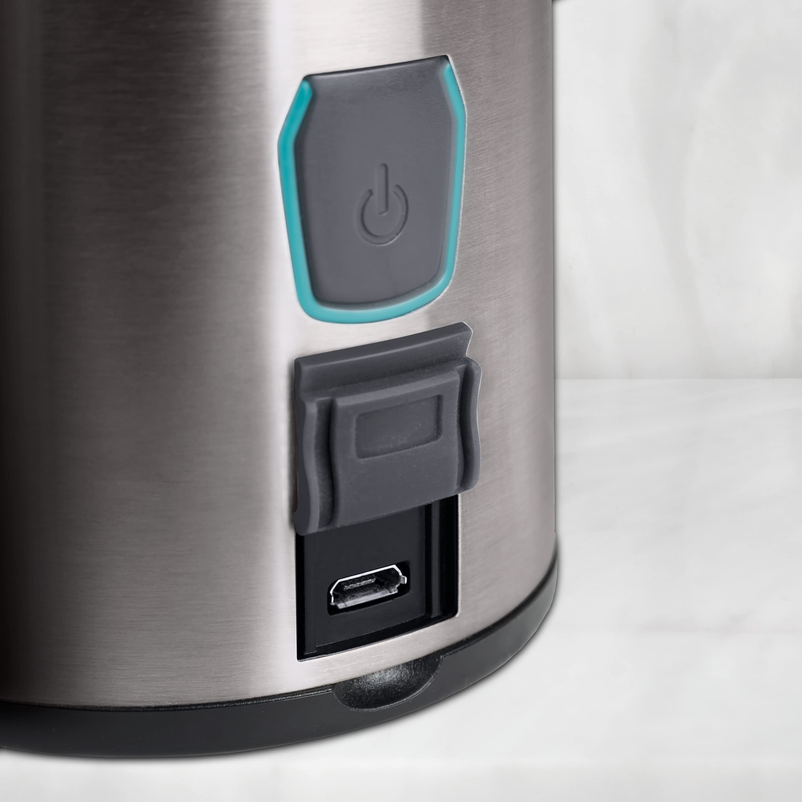 Ufesa Onyx Go! Portable Mini Blender for Smoothies, USB Rechargeable, 400ml Tritan Bottle, 5100mAh Battery, 20 Uses per Charge, Stainless Steel Body & 6 Blades - Perfect for Gym, Travel, and Healthy Drinks at Home