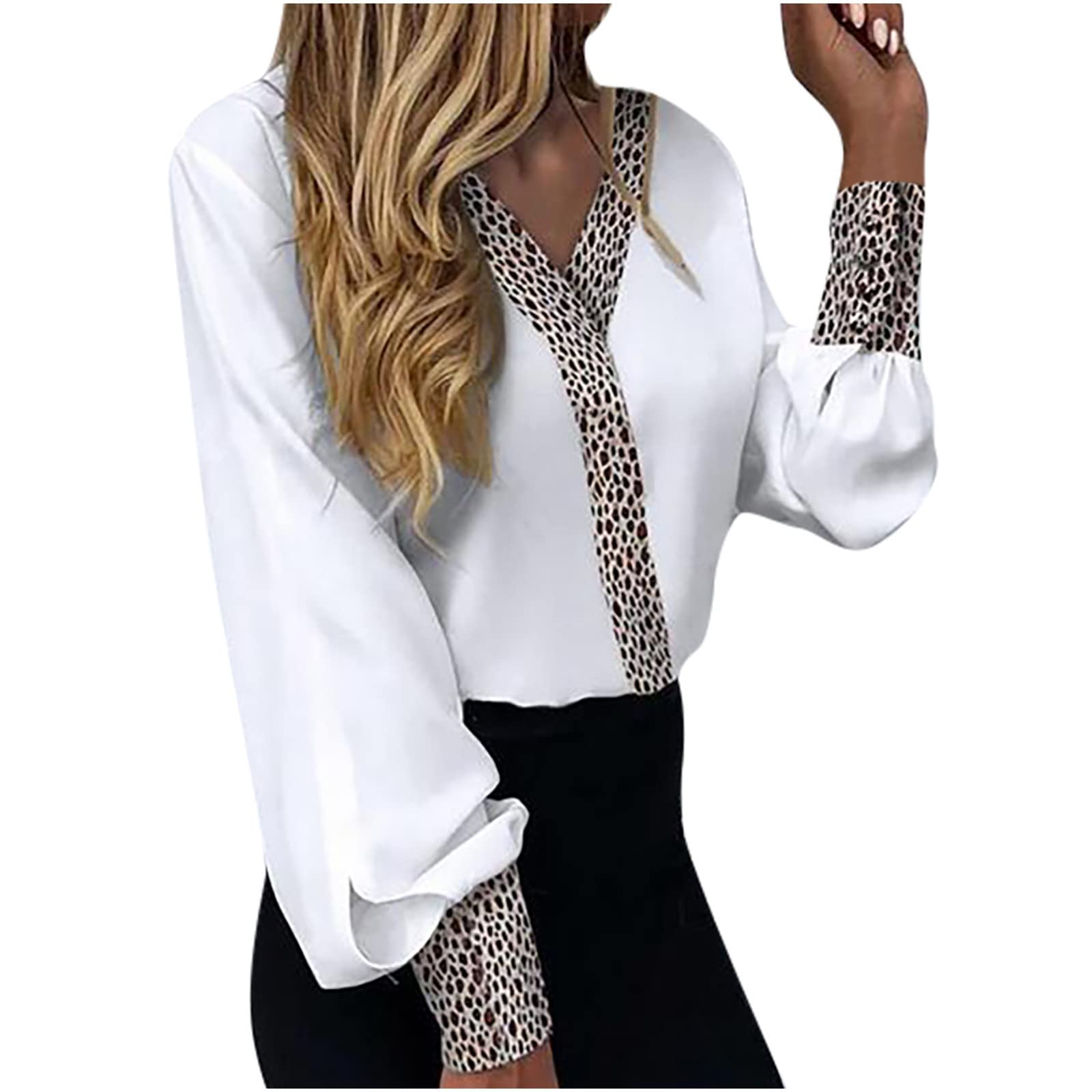 2022 Women's Long Sleeve Graphic T-Shirts - Soft Casual Loose Blouses & Tee Tops with Stylish Prints | Perfect for Everyday Wear, Work, and Weekend Outfits