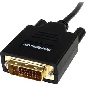 6 ft Mini DisplayPort to DVI Cable (M/M) - Gold Plated Connectors, 4K Resolution Support - Perfect for MacBook Pro, iMac, PC Monitors & Home Office Setup