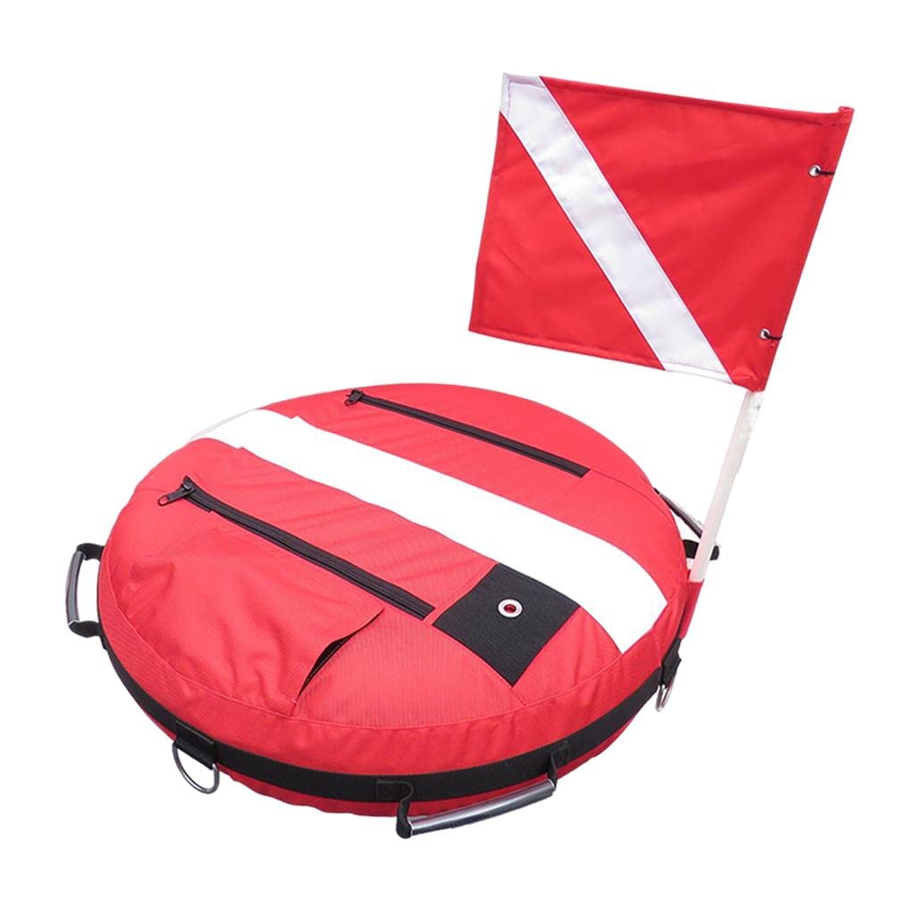 **Premium Inflatable Diving Buoy with Dive Flag – Essential Safety Gear for Spearfishing, Scuba Diving & Snorkeling – Perfect for Ocean Training & Water Sports**    *(Use Case: Ideal for divers, snorkelers, and spearfishers to mark their location, enhance visibility, and ensure safety in open water.)*