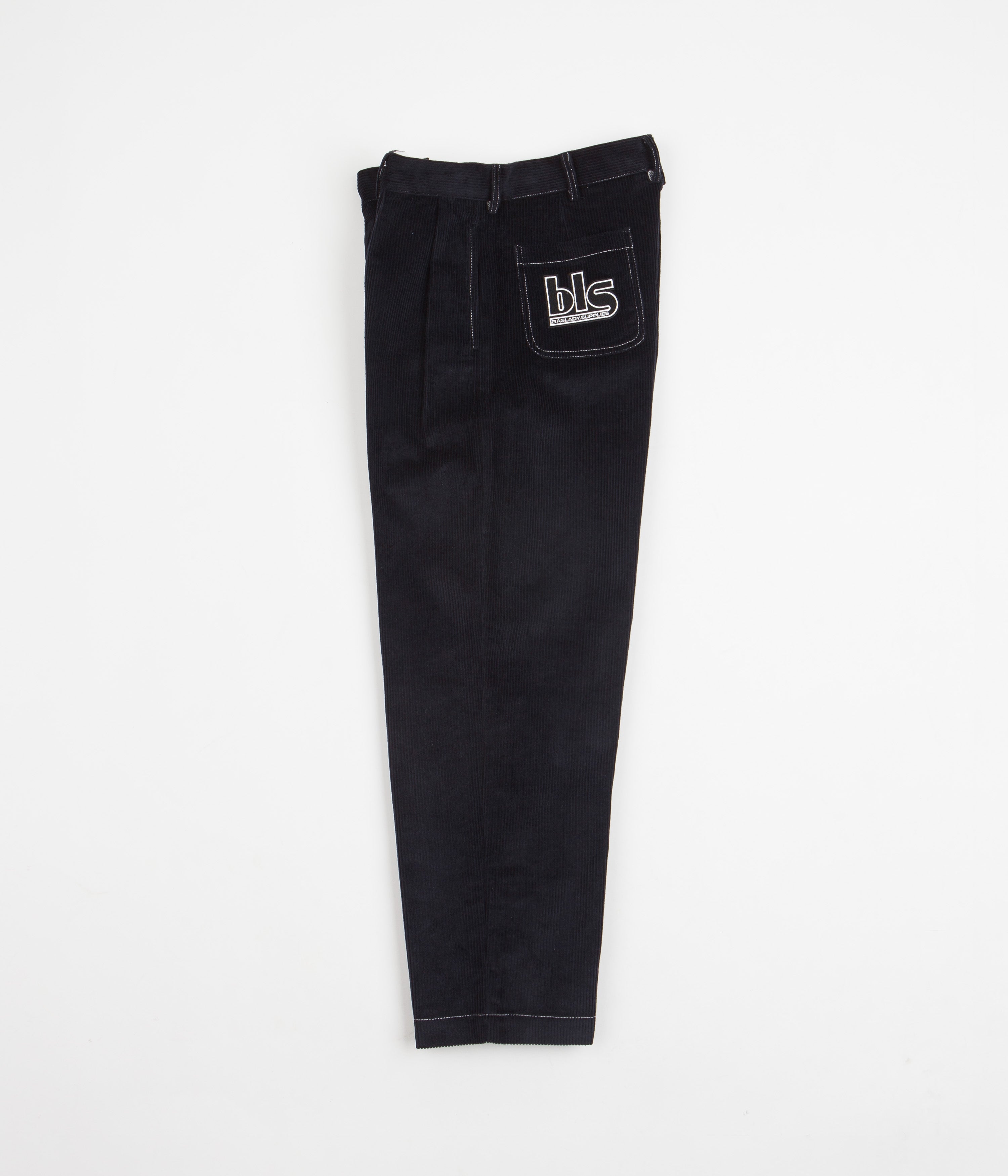 Baglady BLS Cord Pants for Women - Comfortable Navy Corduroy Trousers - Perfect for Casual Wear, Office & Fall Fashion