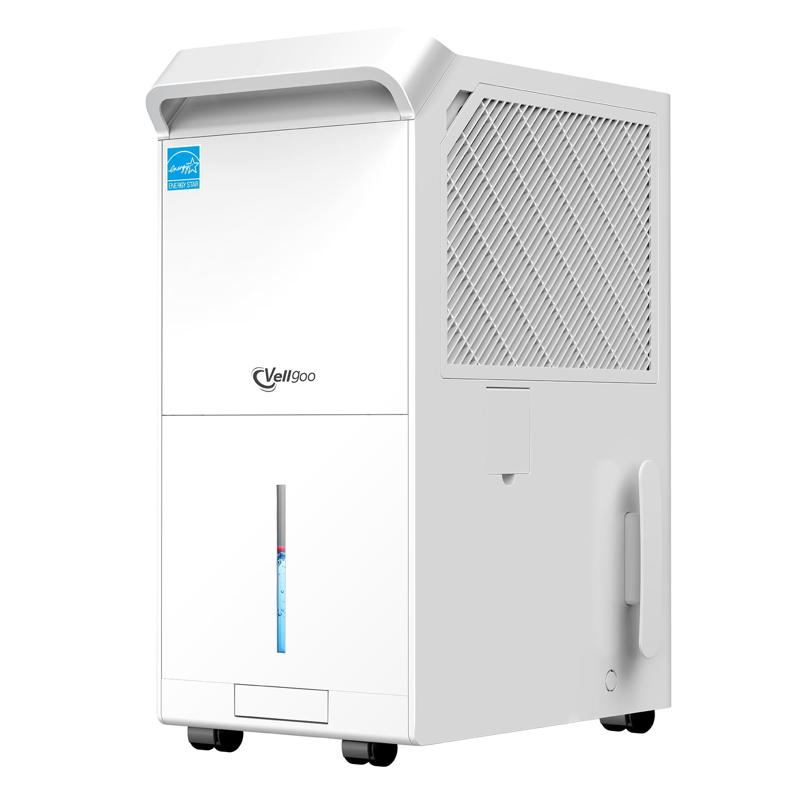 5,600 Sq.Ft Energy Star Certified 80 Pint Dehumidifier with Pump - DryTank Pro Series for Basement, Large Rooms & Homes | Smart Humidity Control | Ideal for Damp Basements, Living Spaces & High-Humidity Areas