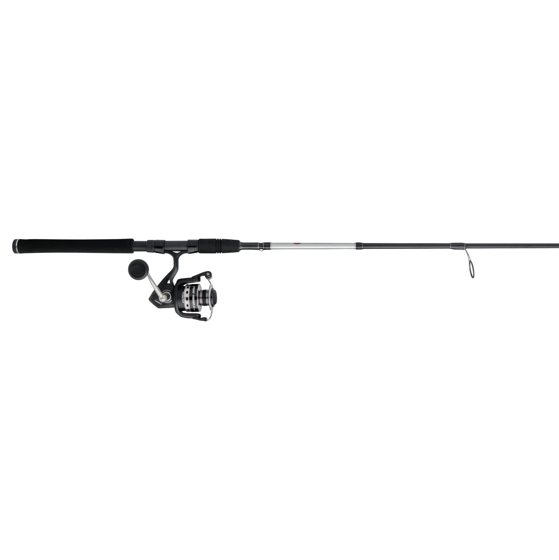 Pursuit® IV Spinning Rod and Reel Combo - Lightweight Fishing Rod with Smooth Reel for Freshwater & Saltwater Fishing - Perfect for Bass, Trout, and Inshore Fishing Adventures