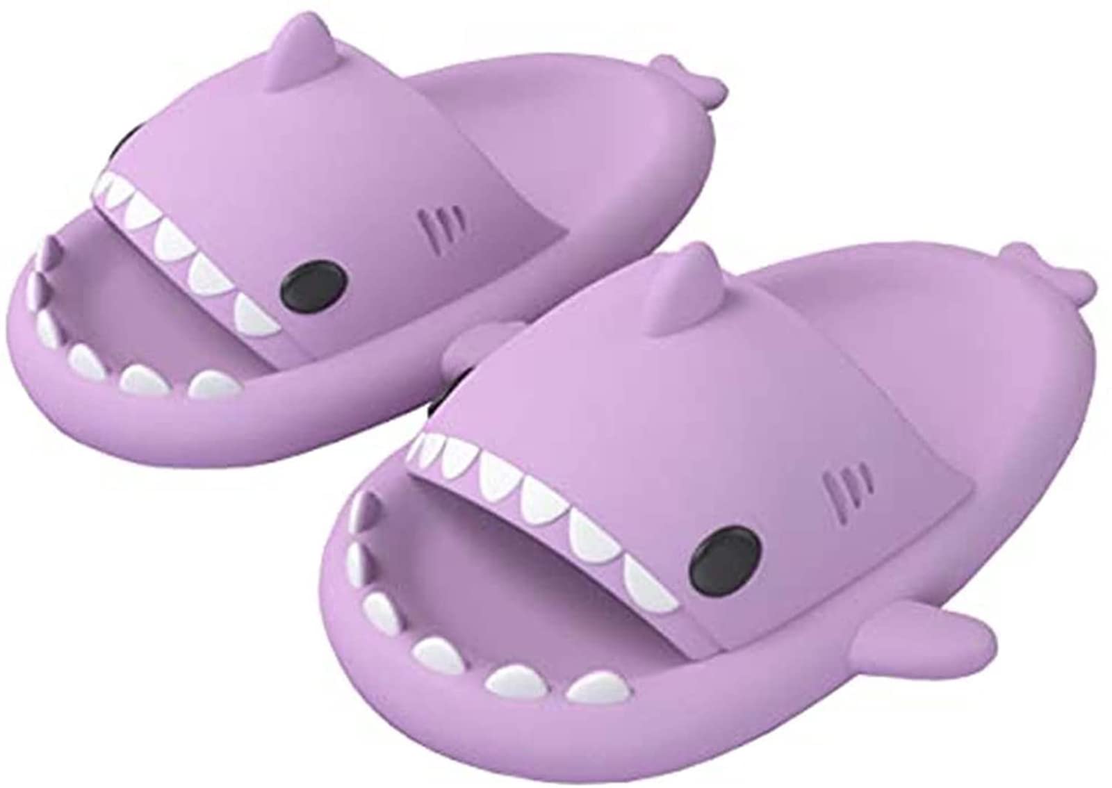 Kids' Summer Shark Slippers - Anti-Slip Open Toe Slides with Lightweight Sole for Boys & Girls | Cute Shower & Beach Sandals for Pool, Home, and Outdoor Play
