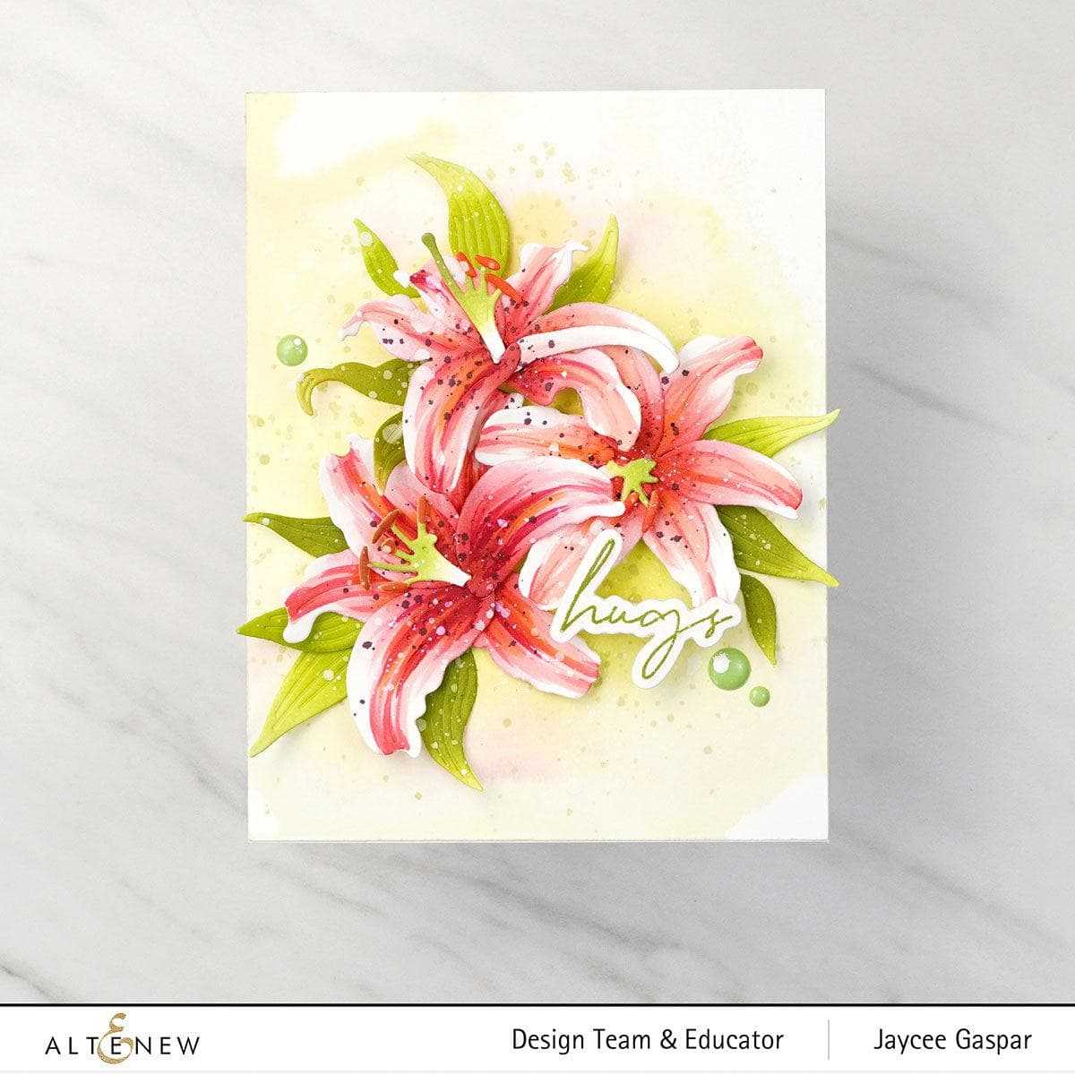 Stargazer Lily Layering Die Set for DIY Paper Flower Crafting - Perfect for Scrapbooking, Card Making, and Home Decor