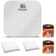 Garmin Index S2 Smart Scale - Wireless Body Composition Analyzer for Weight, Body Fat, Muscle Mass, Bone Density & Water Percentage - White (010-02294-03) - Perfect for Home Gym, Health Tracking & Fitness Enthusiasts