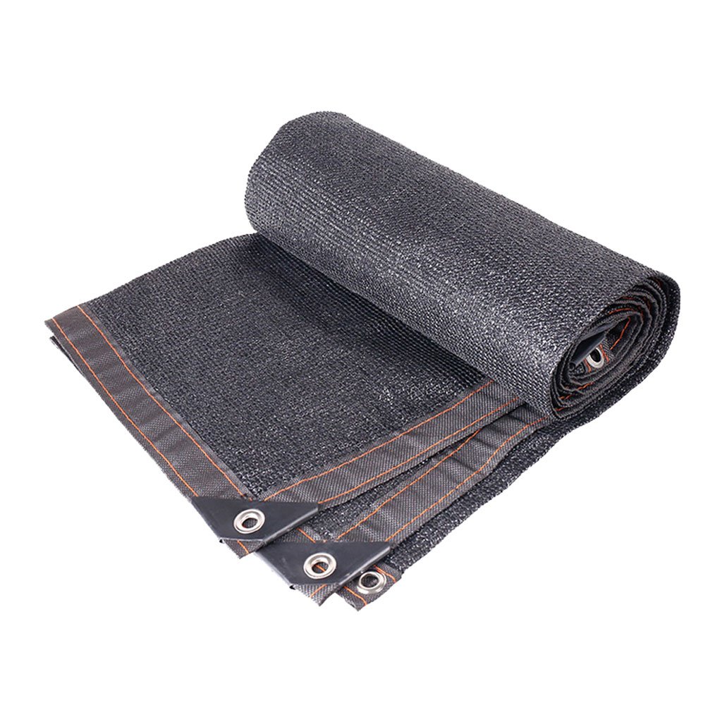 Premium 100g/m² Shade Net Cover Cloth - Woven Tarpaulin for Home Gardening, Balcony & Roof Protection - UV Resistant, Rainproof & Heat Insulation Fabric with Reinforced Buttonholes (4x10m) - Ideal for Plant Shading, Outdoor Cooling & Weather Protection