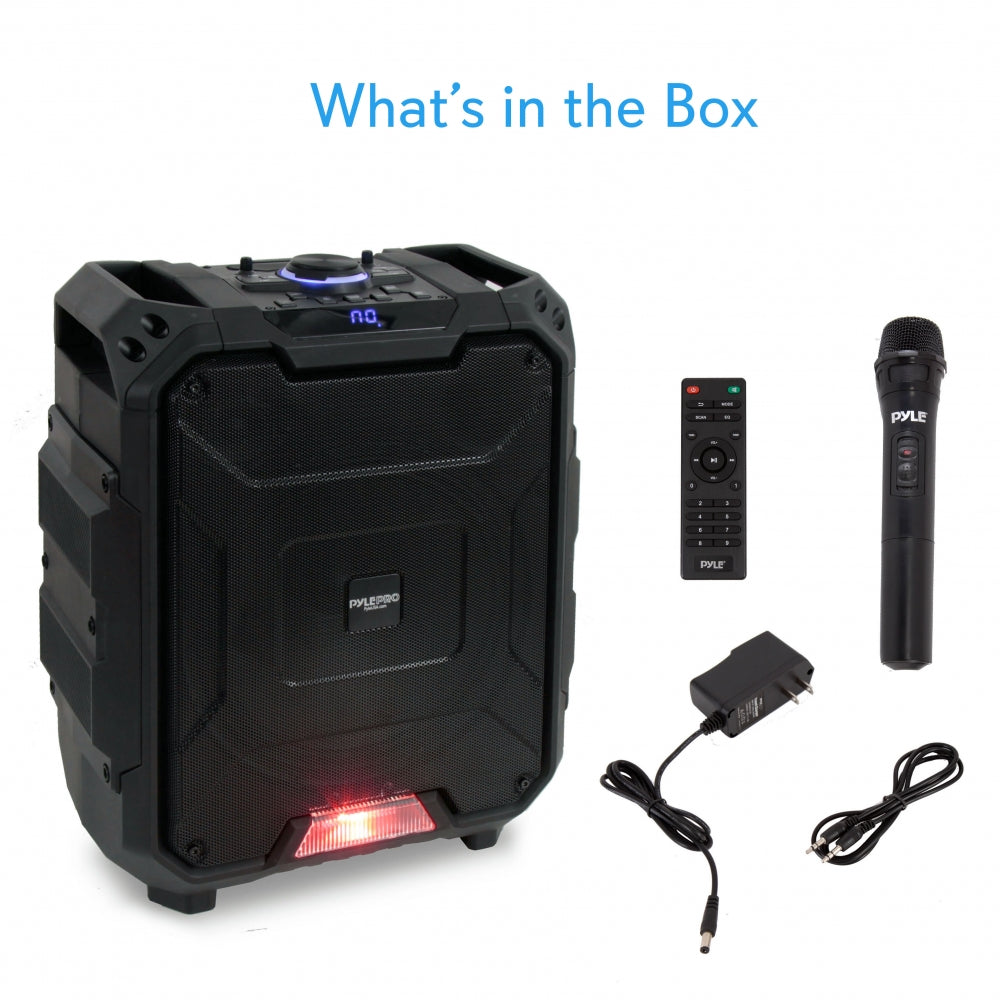 Portable PA Speaker System with Microphone - Wireless Bluetooth Speaker for Outdoor Events, Parties, and Public Speaking | High-Quality Sound & Easy Setup