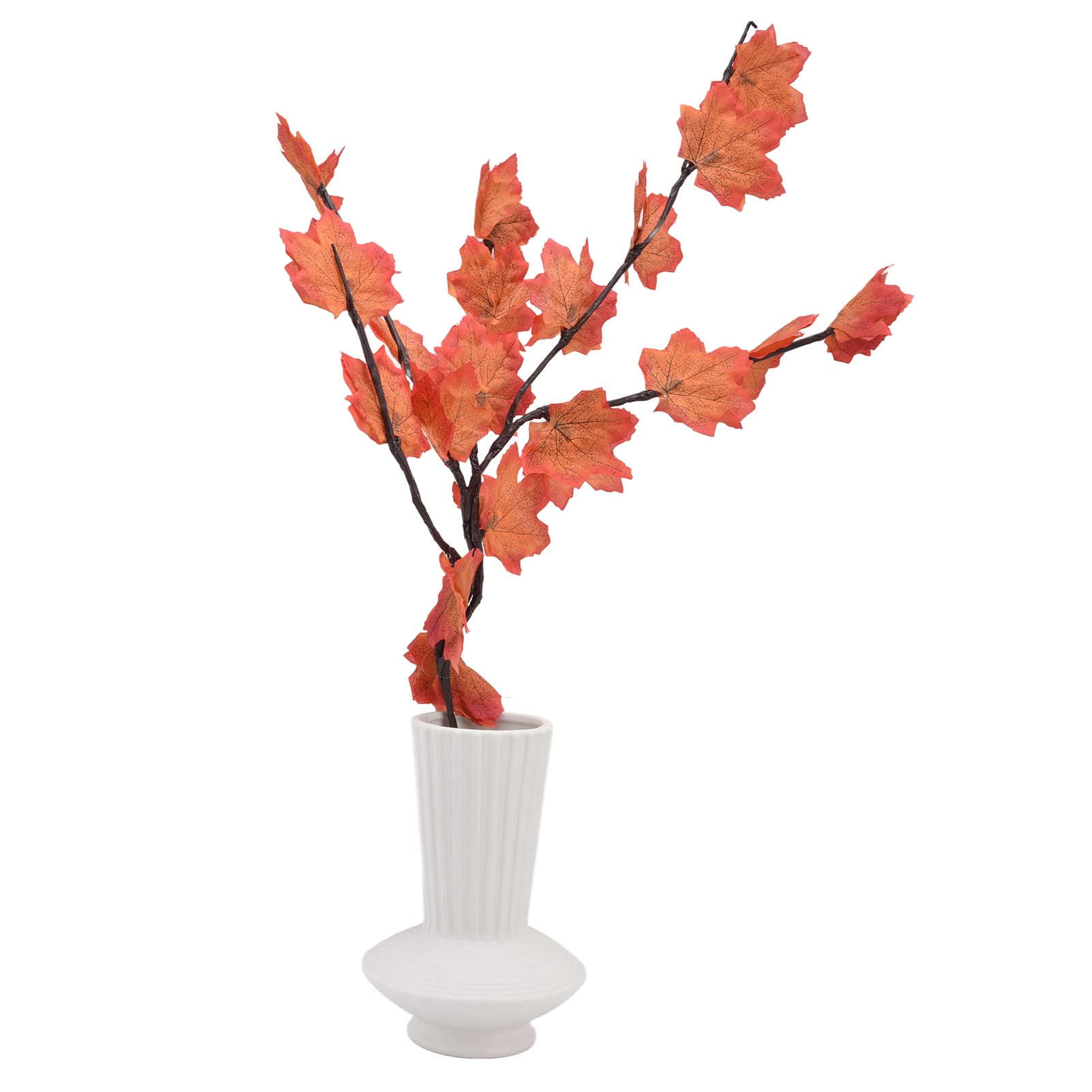 Shanrya 12-Pack Maple Leaf Branch Lights - Warm White LED Fairy Lights for Christmas Tree, Home, Party & Wedding Decor - Easy to Install Battery Operated Decorative String Lights (Indoor/Outdoor Use)