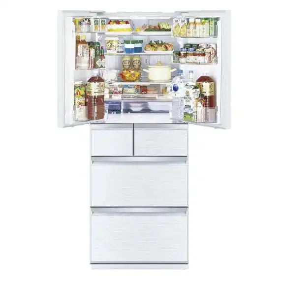 Mitsubishi Electric 470L White Multi-Drawer Refrigerator - Energy Efficient, Spacious Storage for Kitchen, Home, Office & Restaurant Use