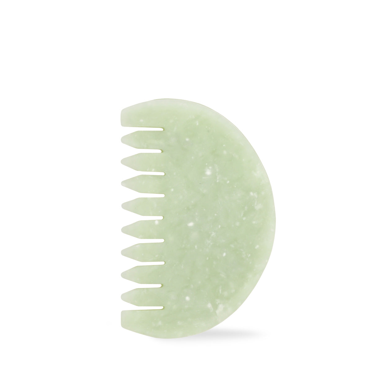 Premium Jade Hair Comb for Scalp Massage & Hair Growth - Natural Stone Detangling Comb for Smooth & Shiny Hair - Perfect for Daily Styling, Relaxation & Hair Care Routine