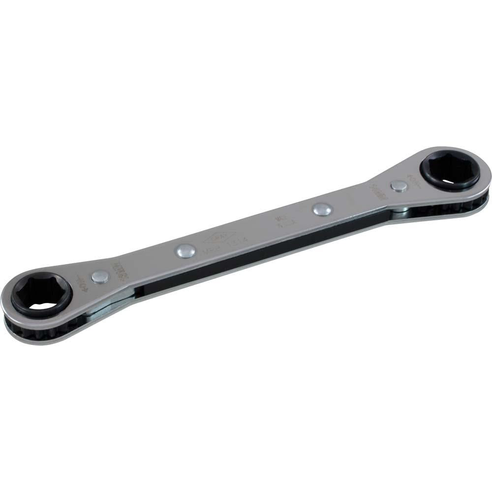 Metric Flat Ratcheting Box End Wrenches Set - 6 Point Professional Grade for Automotive Repair & DIY Projects - Perfect for Tight Spaces & Hard-to-Reach Bolts