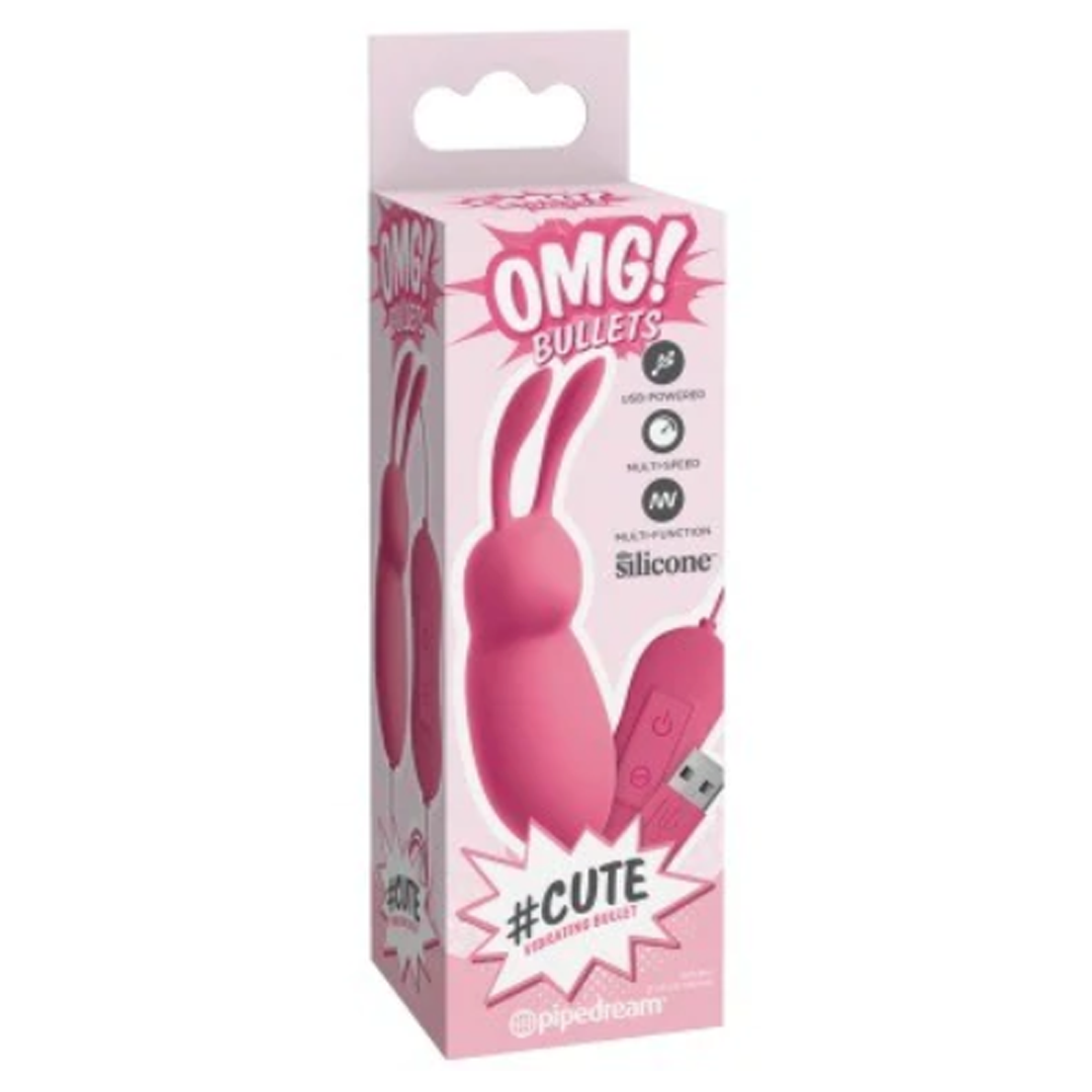 USB Rechargeable Mini Bullet Vibrator - Pink Cute Personal Massager for Women, Perfect for Sensual Pleasure & Relaxation at Home or Travel