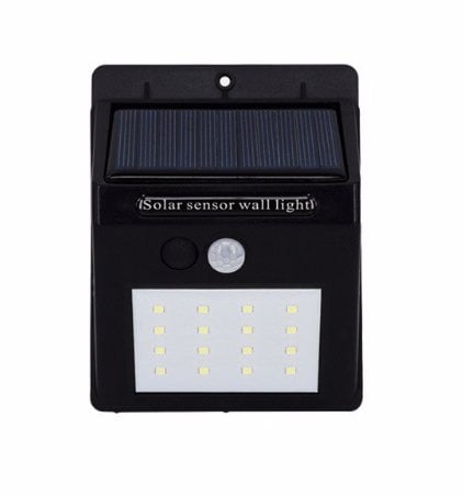 Klein Wireless LED Motion Sensor Outdoor Light - Solar Powered Security Lighting for Garden, Patio, Pathway, and Yard