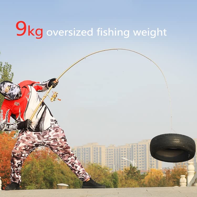Carbon Fiber Telescopic Fishing Rod and Reel Combo Set - Lightweight Long Cast Saltwater Spinning Rod with Metal Reel for Beginners & Anglers | Perfect for Rock Fishing, Beach Casting & Sea Angling