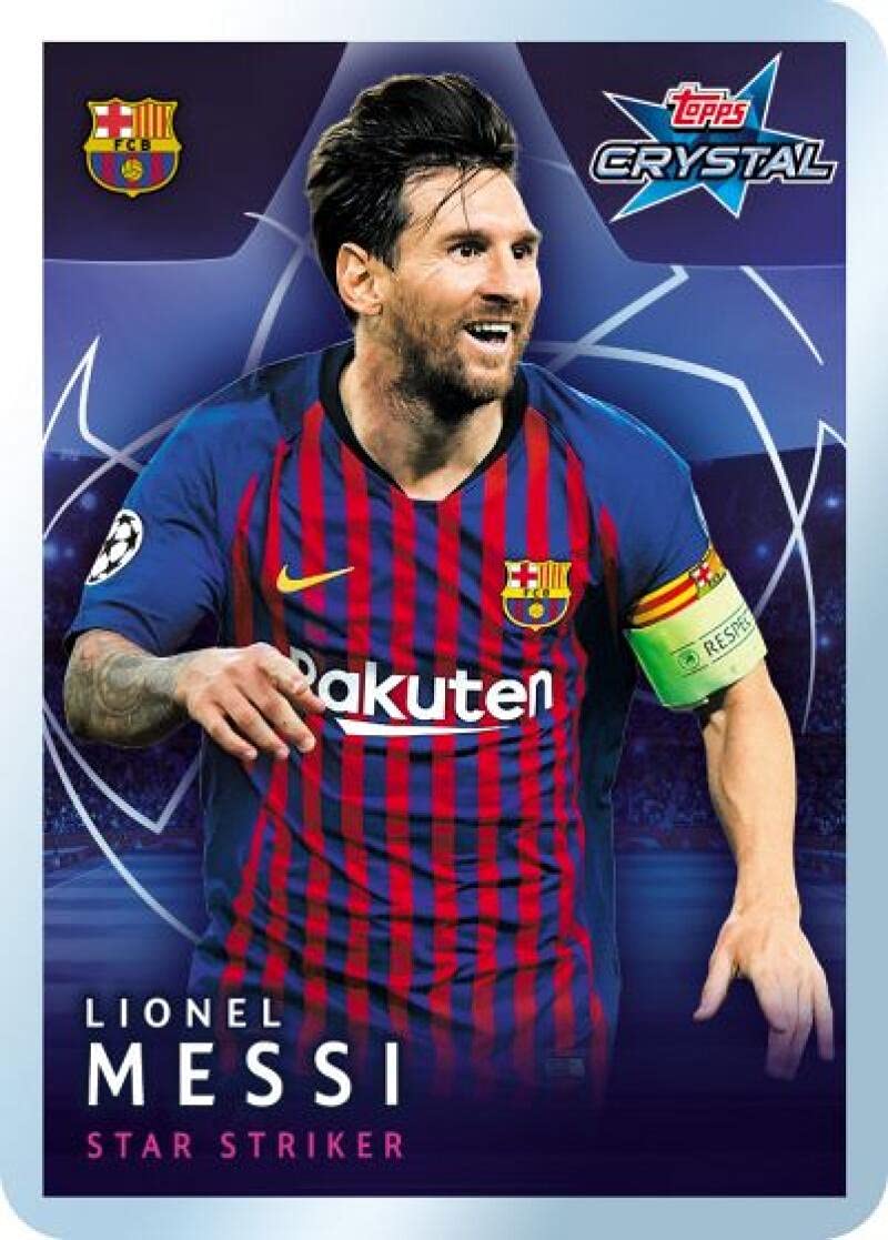 2019 Topps Crystal UEFA Champions League Soccer Trading Cards Box - 30 Pack Collectible Edition for Fans & Investors | Perfect for Gifts, Collections & Fantasy Leagues