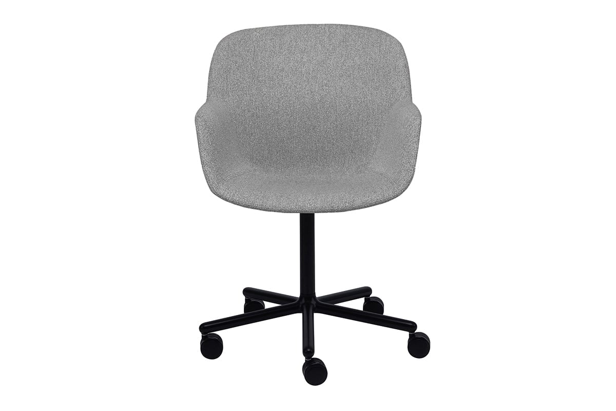 Tommy Tub Fabric Swivel Chair with Sturdy Base - Comfortable Modern Lounge Chair for Living Room, Bedroom, or Office