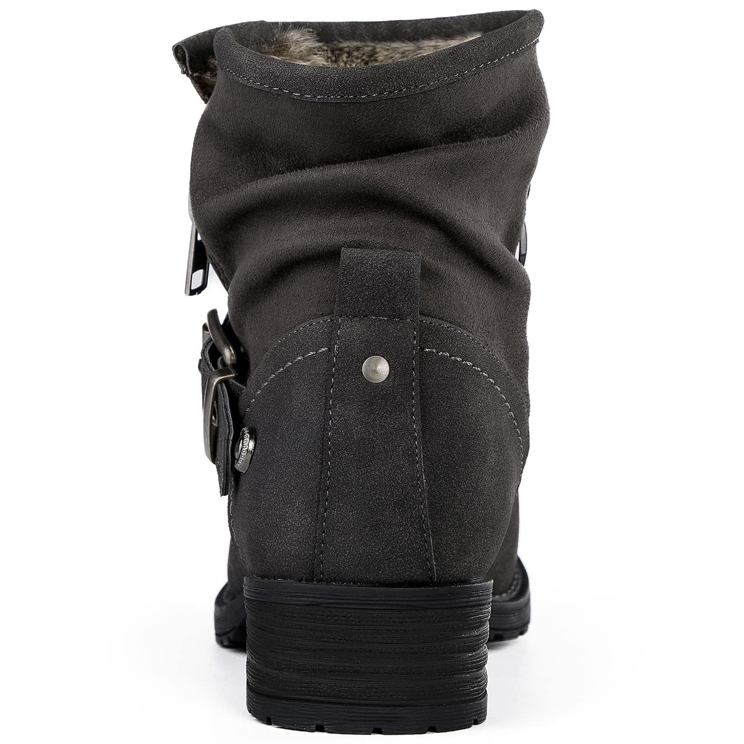 GLOBALWIN Women's Low Heel Ankle Boots - Stylish & Comfortable Booties for Everyday Wear, Office, and Casual Outfits